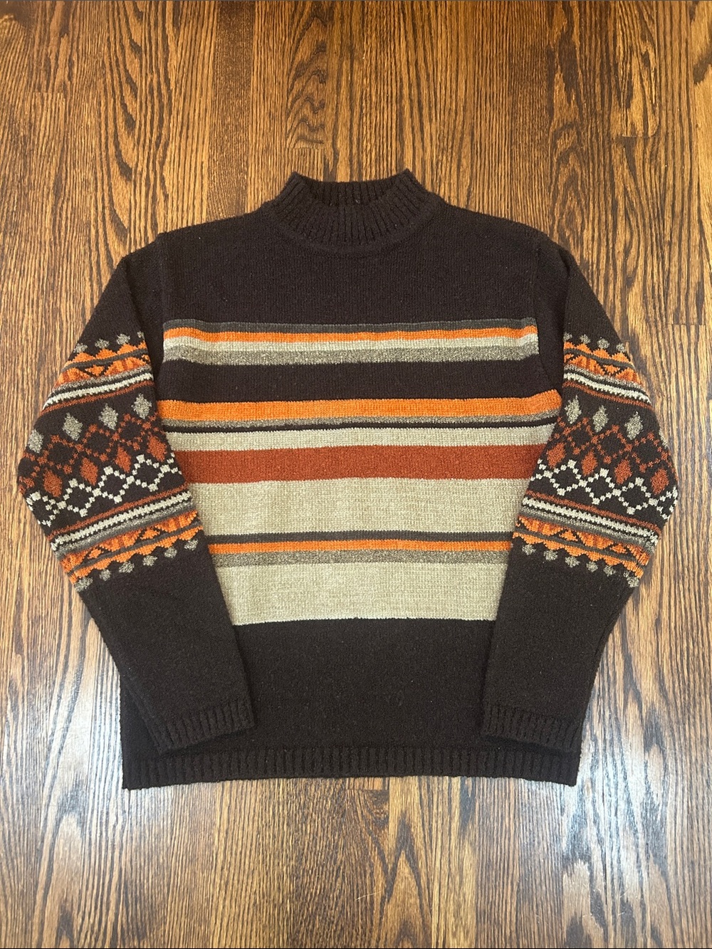 Vintage Y2K Knit Striped Sweater